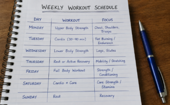 How to Create a Weekly Workout Schedule
